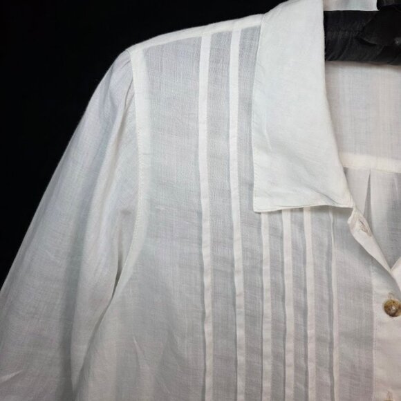 Kleen 100% Ramie Women's Long Sleeve Tunic S - Picture 3 of 12